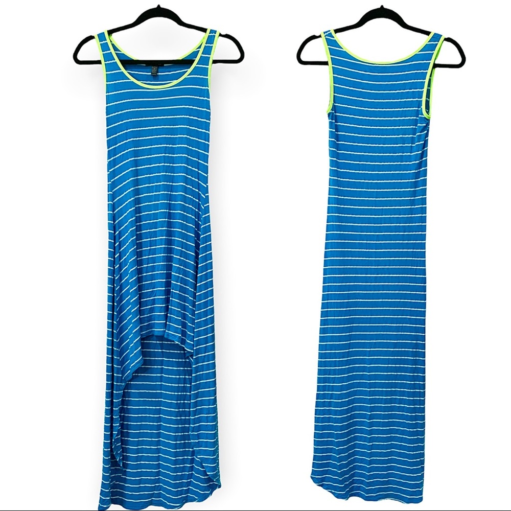 Aqua High Low Dress